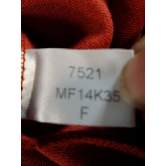 Peter Millar Sleeveless Vest Men Sz M Orange Cotton Hollyfrontier Embroidered Sp - Picture 7 of 8